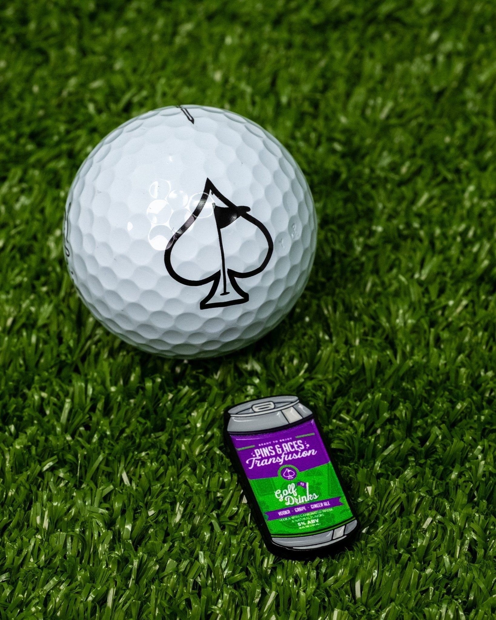 Transfusion Can Ball Marker - Black Girl Golf