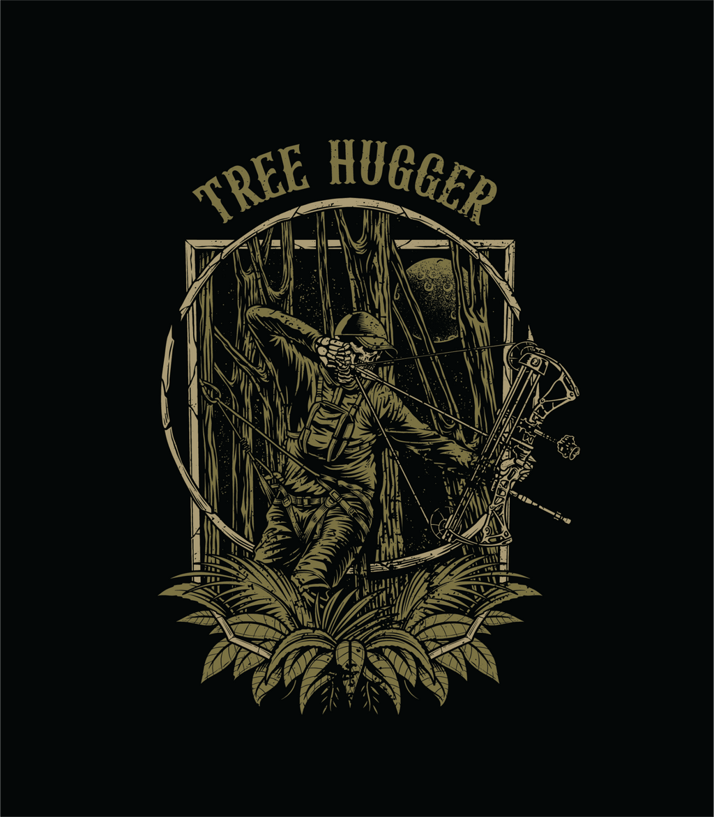 "Tree Hugger" Tee - Black Girl Golf