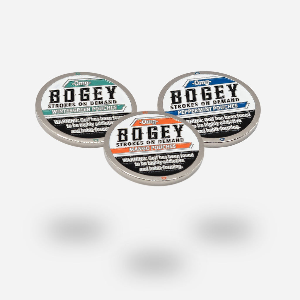 Triple "BOGEY" BALL MARKER Bundle - Black Girl Golf