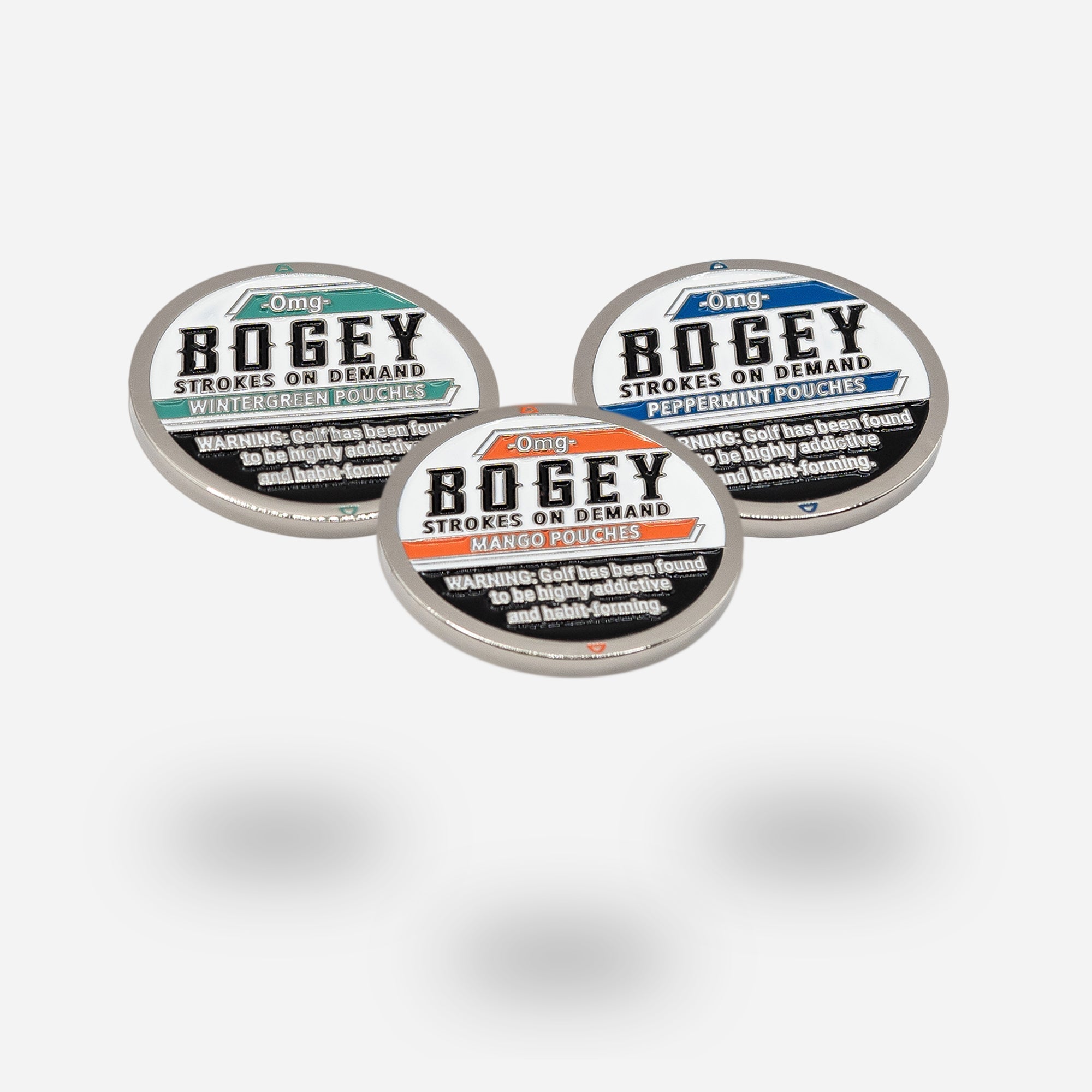 Triple "BOGEY" BALL MARKER Bundle - Black Girl Golf