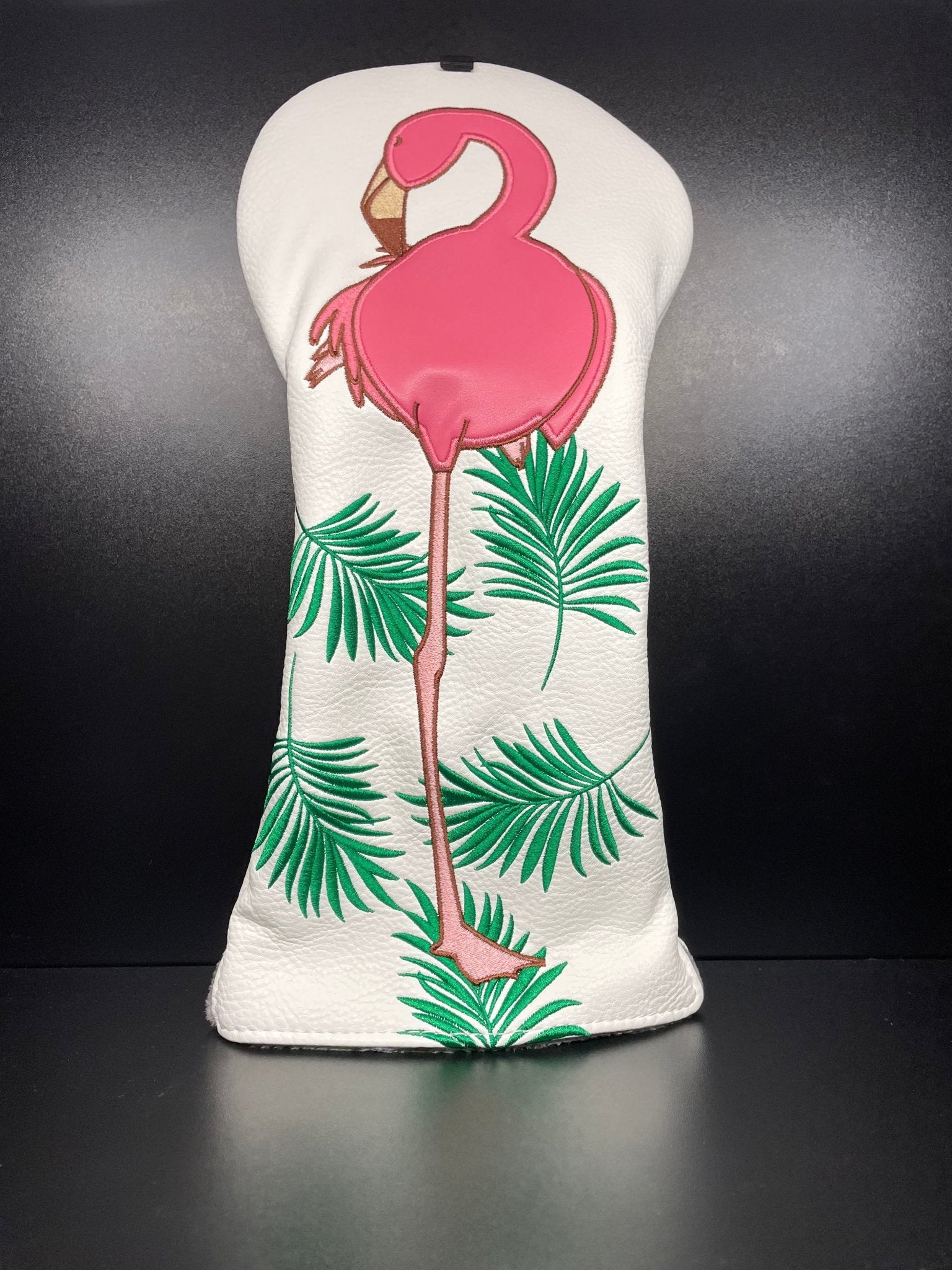 Tropical Flamingo Headcover - Black Girl Golf