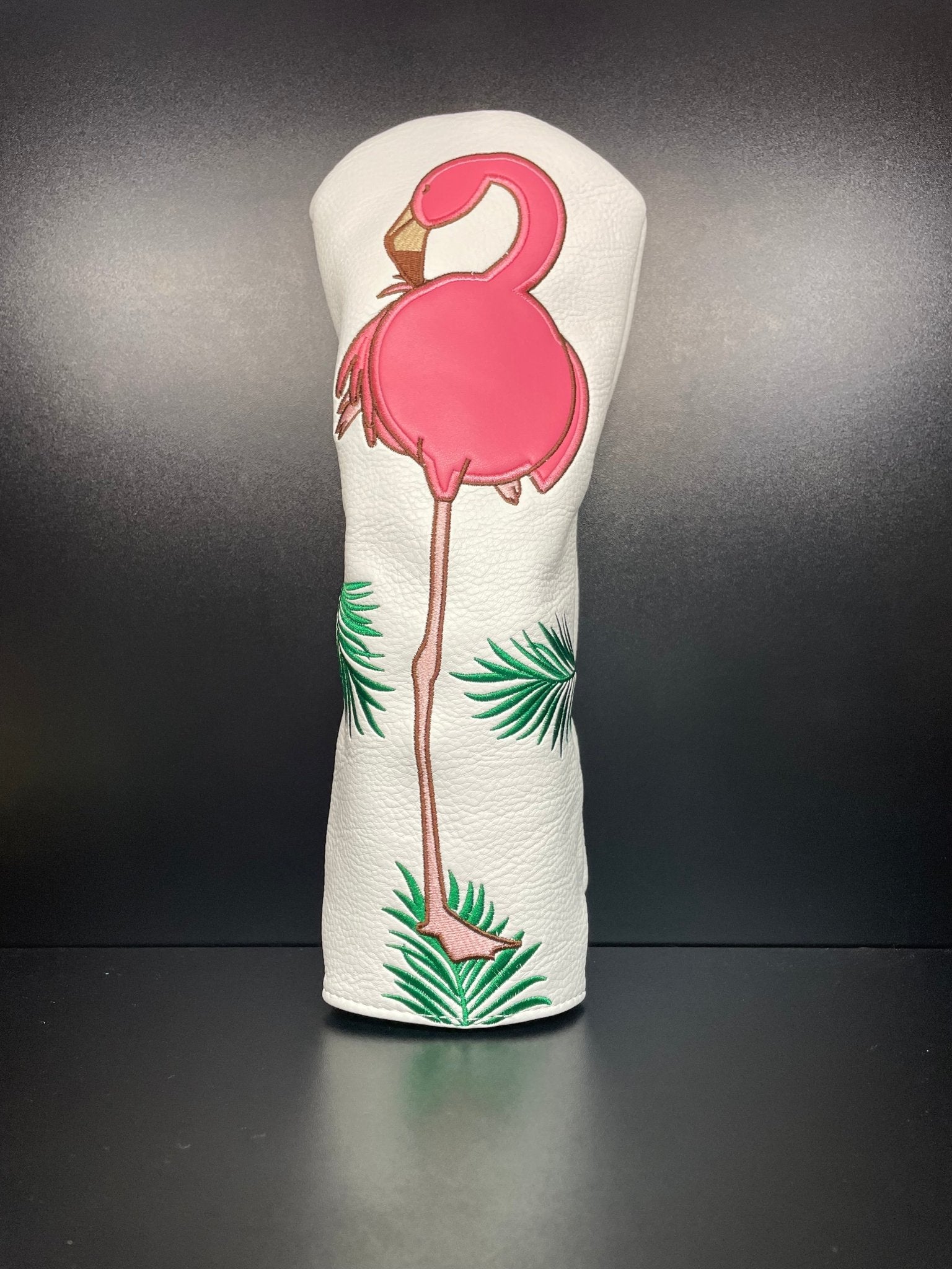 Tropical Flamingo Headcover - Black Girl Golf
