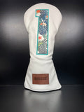 Tropical Floral Print Headcover 2.0 - Black Girl Golf