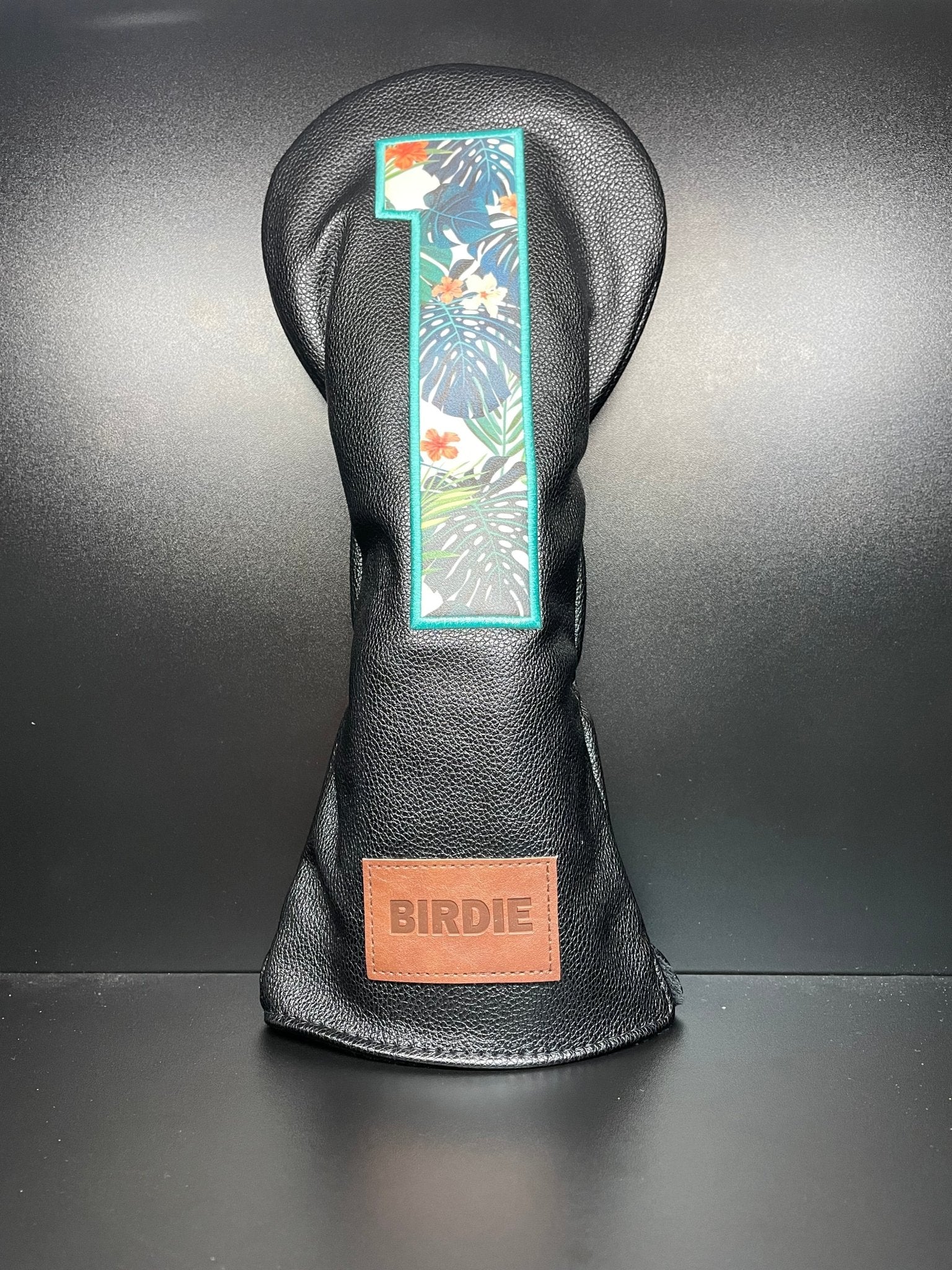 Tropical Floral Print Headcover 2.0 - Black Girl Golf