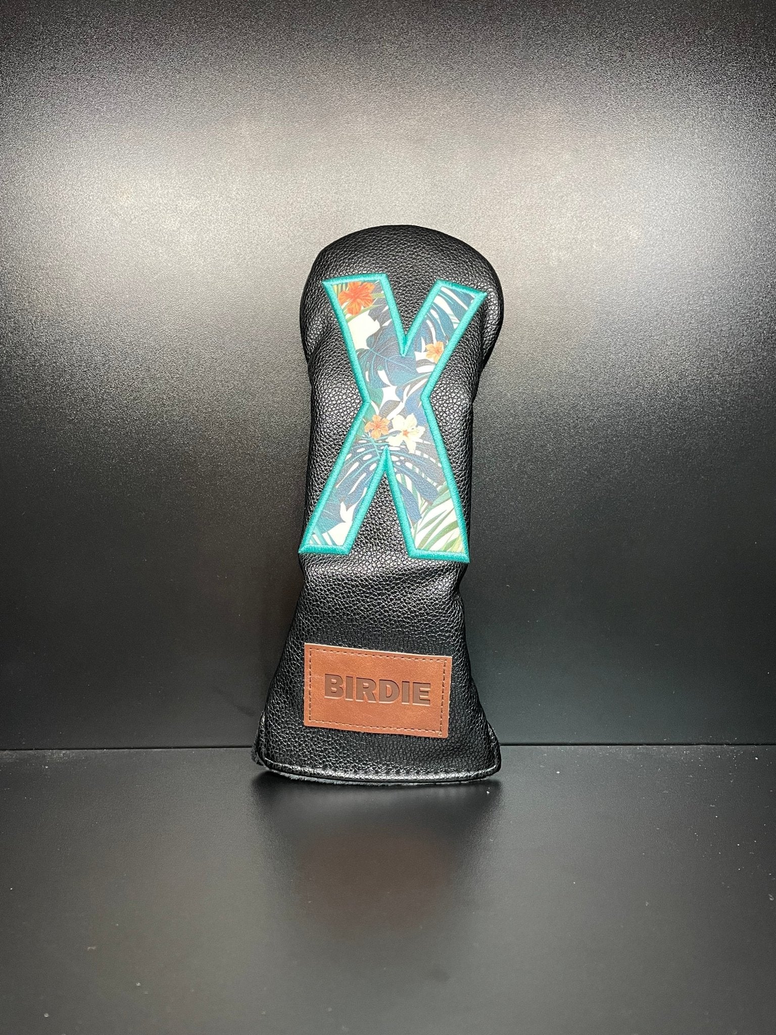 Tropical Floral Print Headcover 2.0 - Black Girl Golf