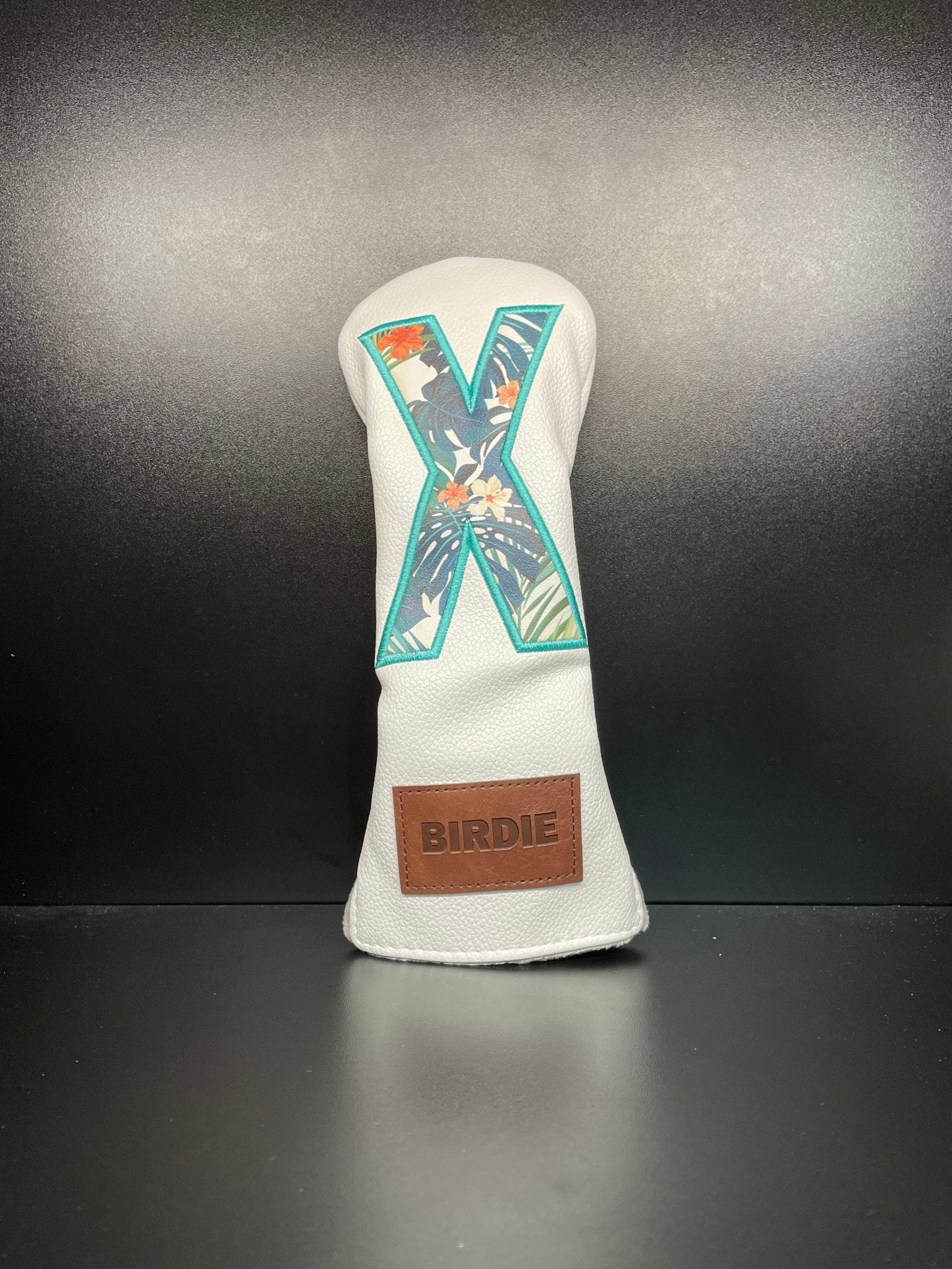 Tropical Floral Print Headcover 2.0 - Black Girl Golf