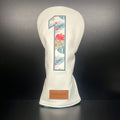 Tropical Floral Print Headcover - Black Girl Golf