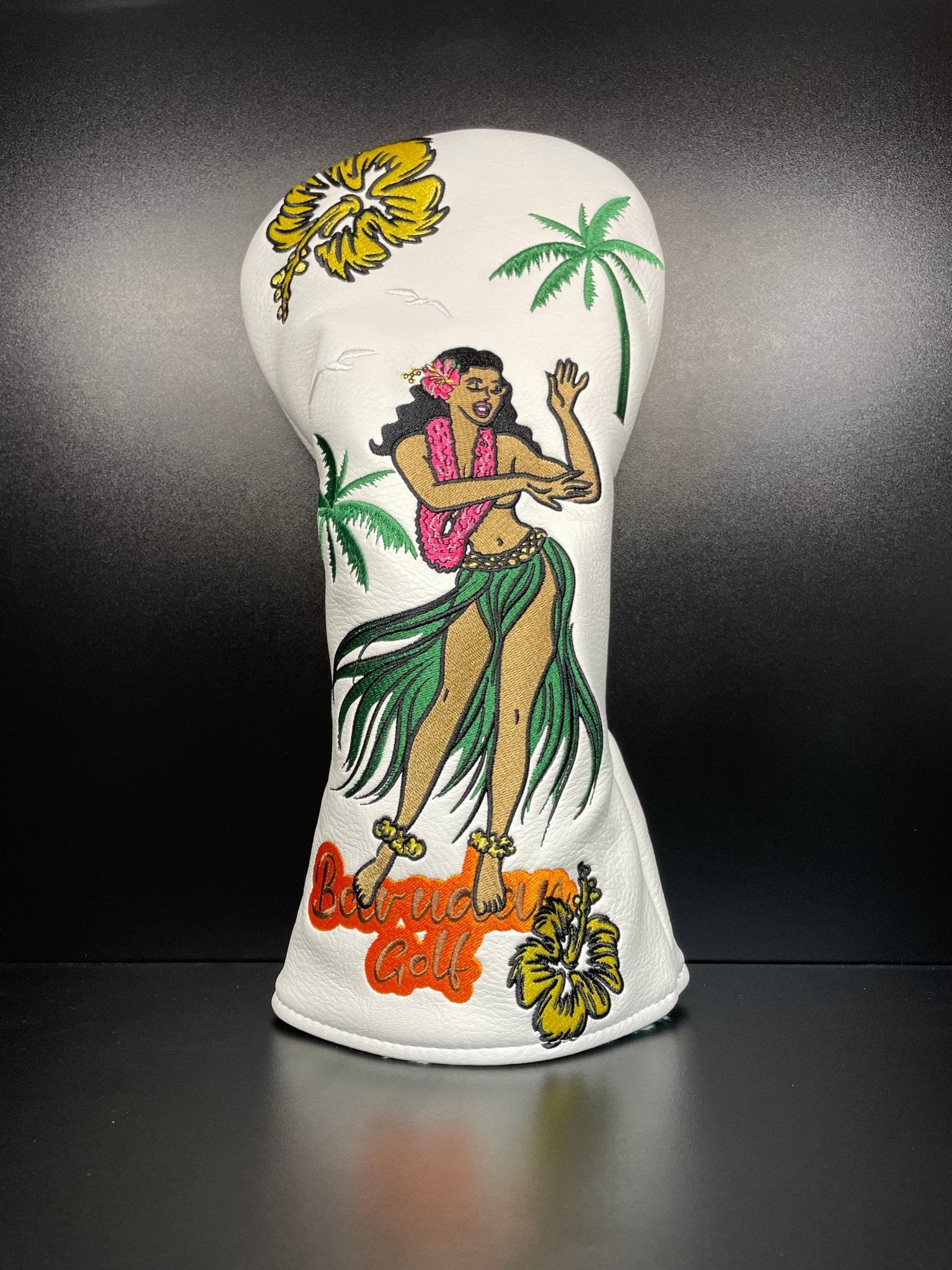 Tropical Hula Girl 2 Headcover - Black Girl Golf