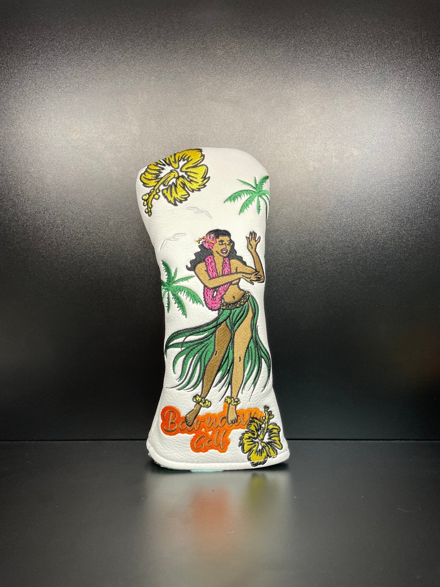 Tropical Hula Girl 2 Headcover - Black Girl Golf
