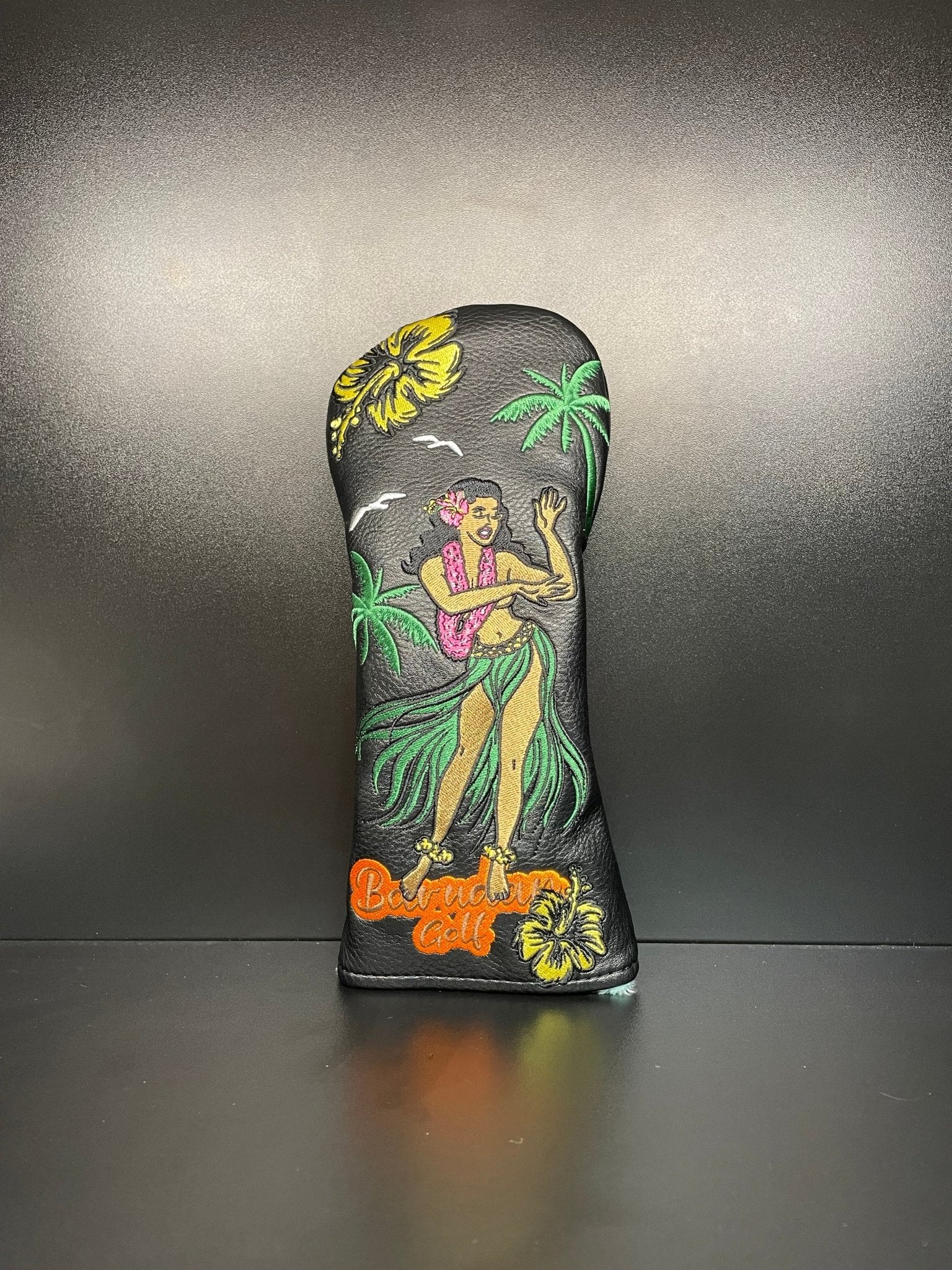 Tropical Hula Girl 2 Headcover - Black Girl Golf