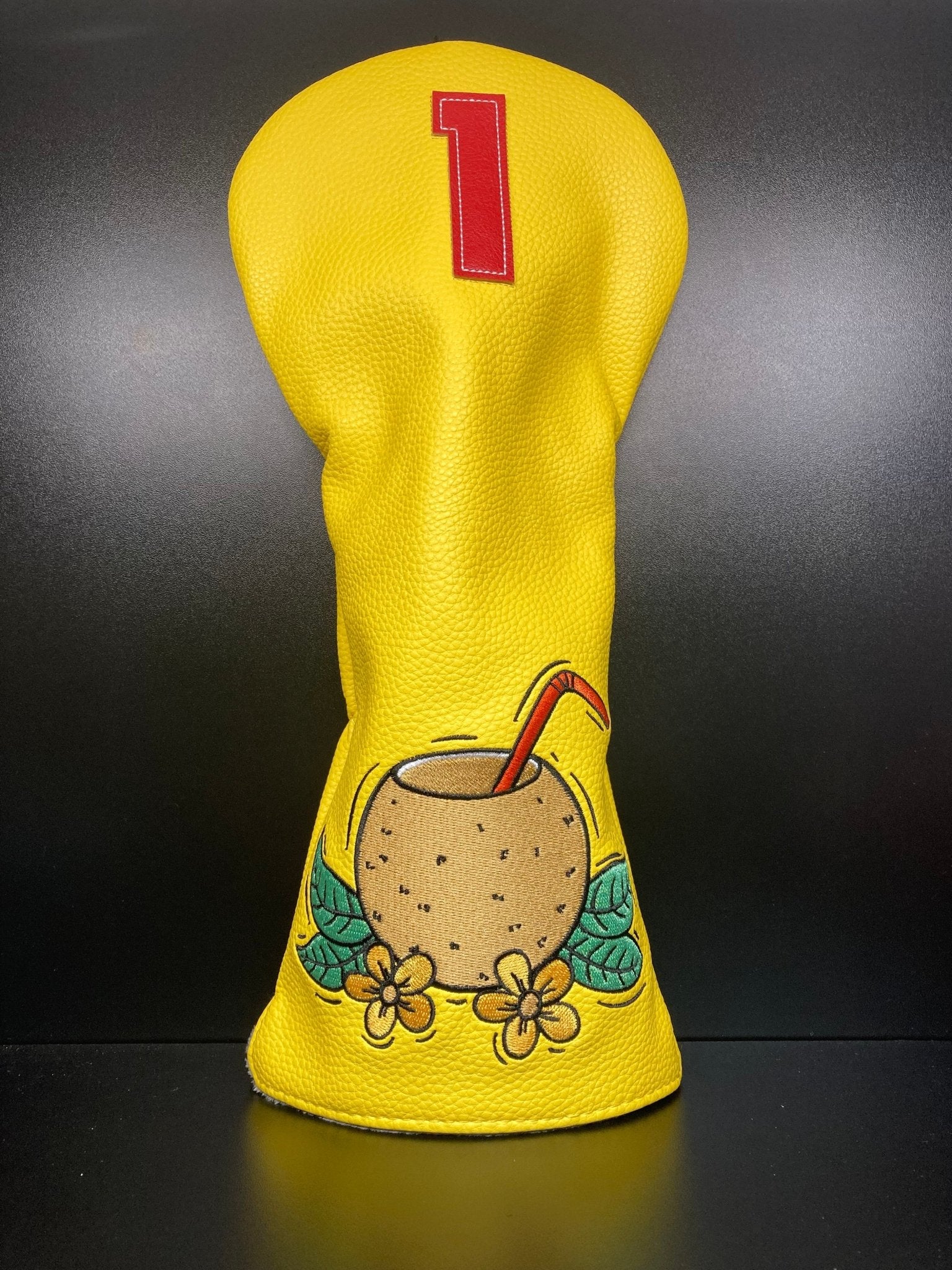 Tropical Island Headcover - Black Girl Golf