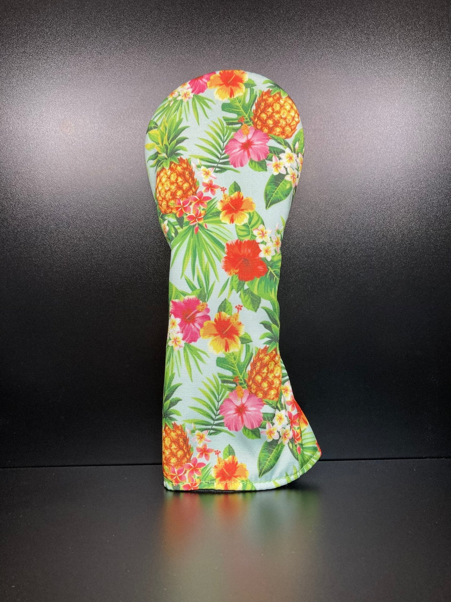 Tropical Pineapple Canvas Headcover - Black Girl Golf