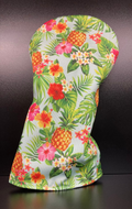 Tropical Pineapple Canvas Headcover - Black Girl Golf