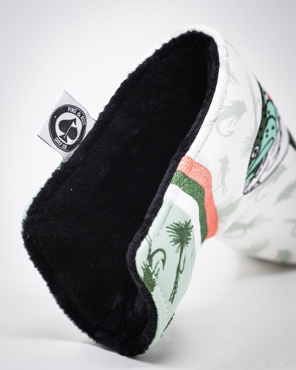 Trout Blade Putter Cover - Black Girl Golf