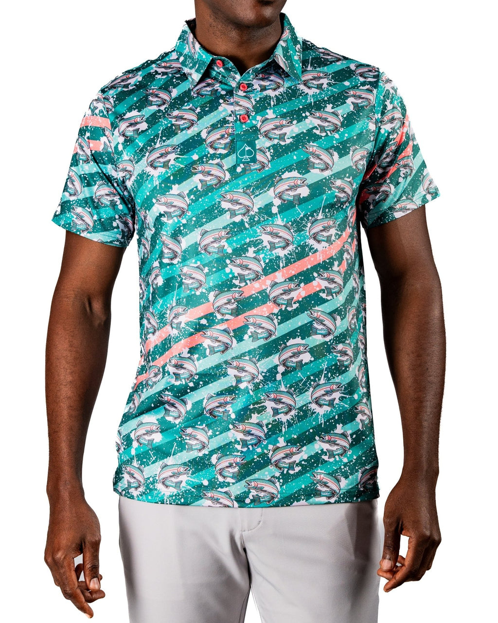 Trout Splatter - Black Girl Golf