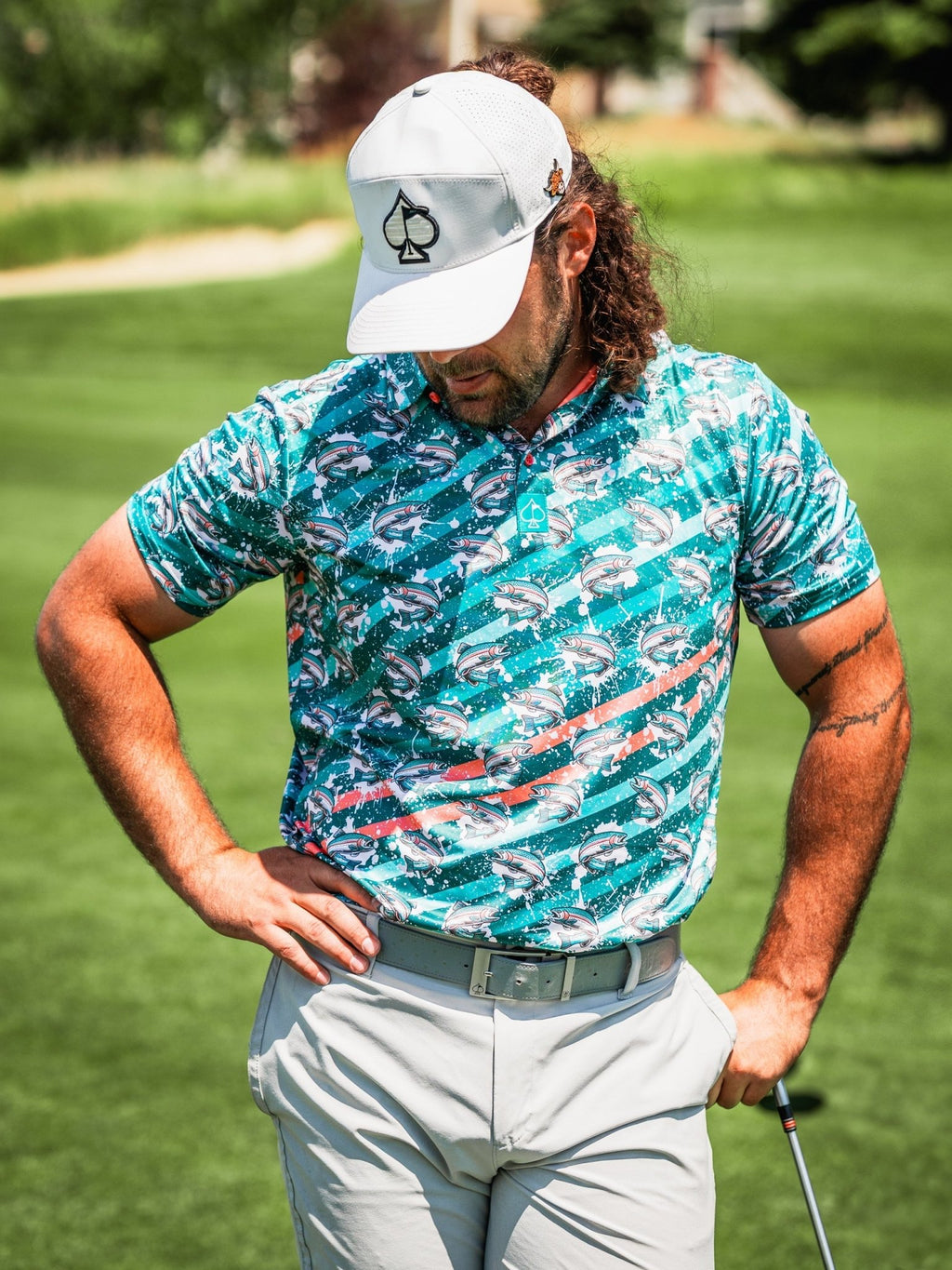 Trout Splatter - Black Girl Golf