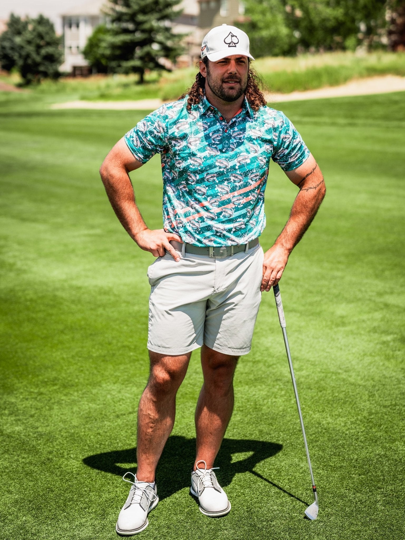Trout Splatter - Black Girl Golf