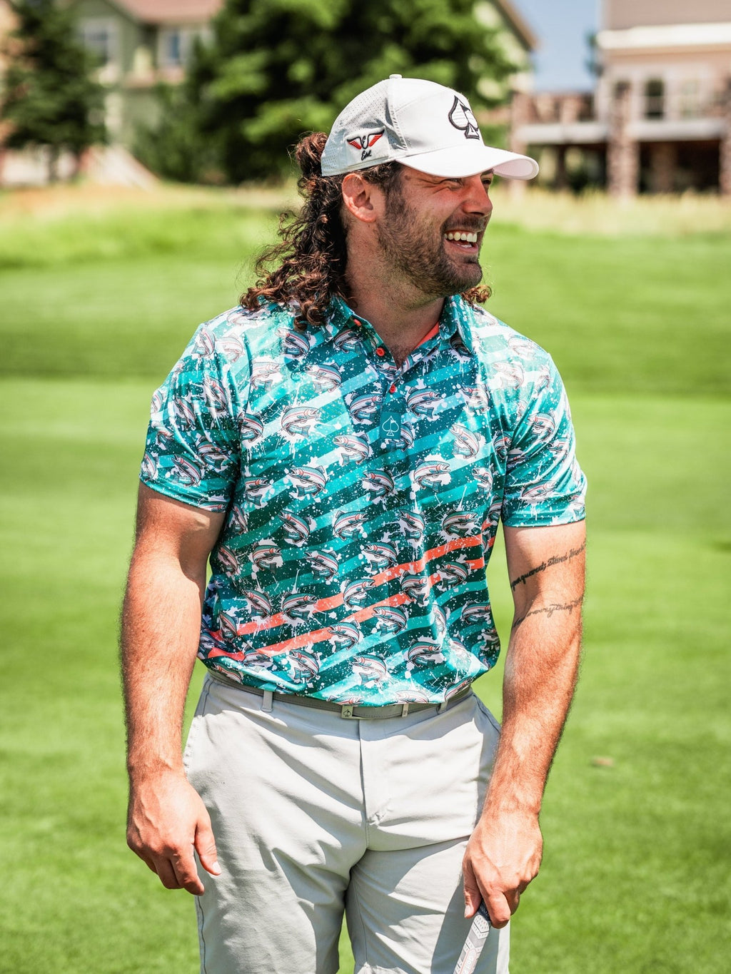 Trout Splatter - Black Girl Golf