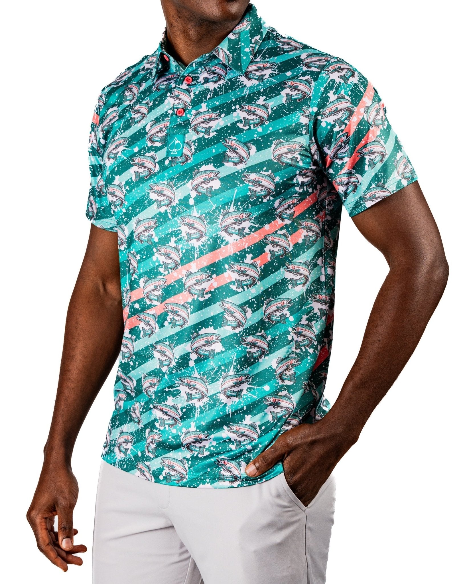 Trout Splatter - Black Girl Golf