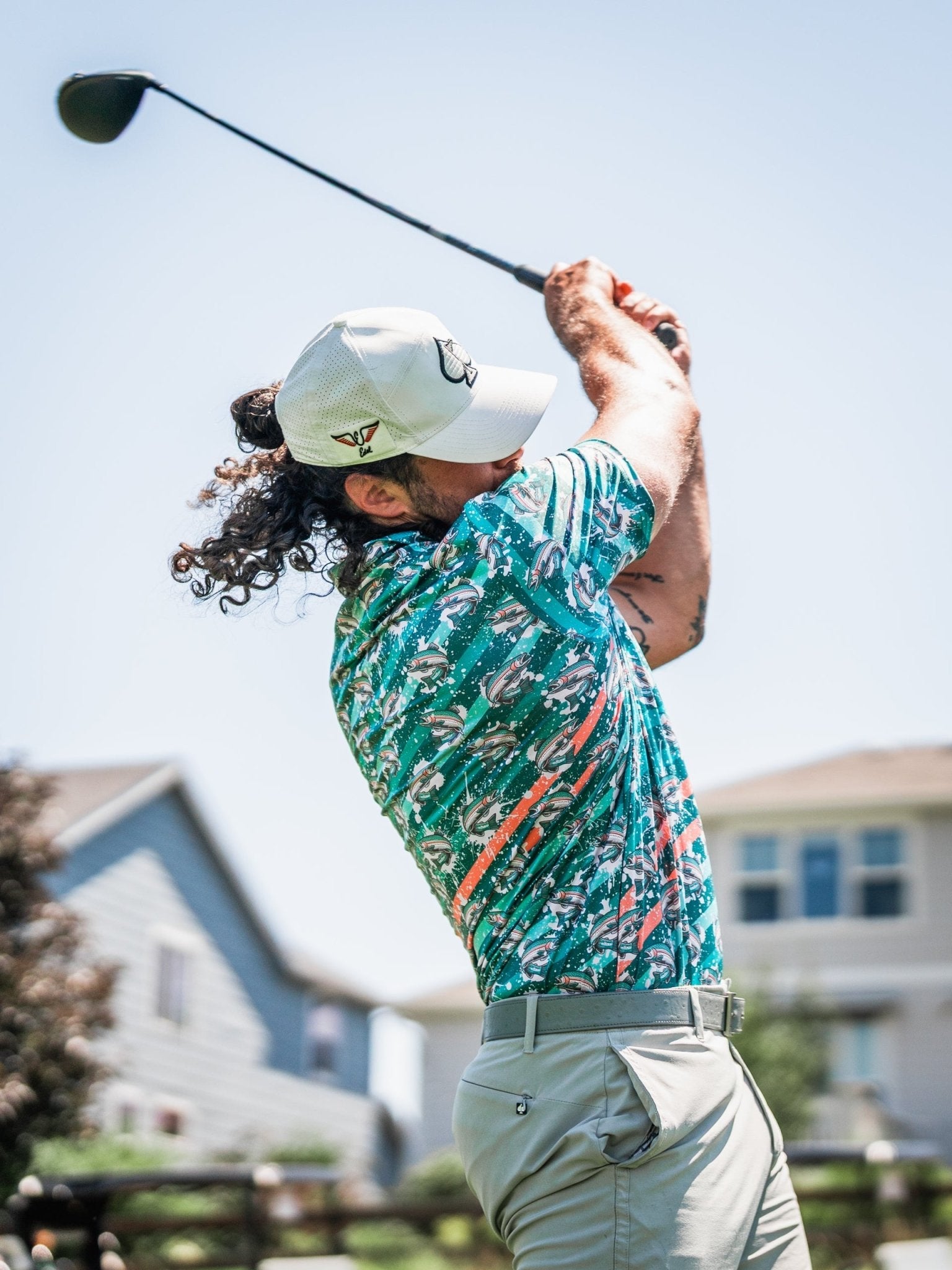 Trout Splatter - Black Girl Golf