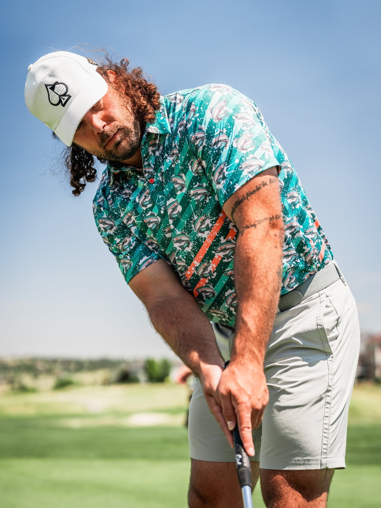 Trout Splatter - Black Girl Golf