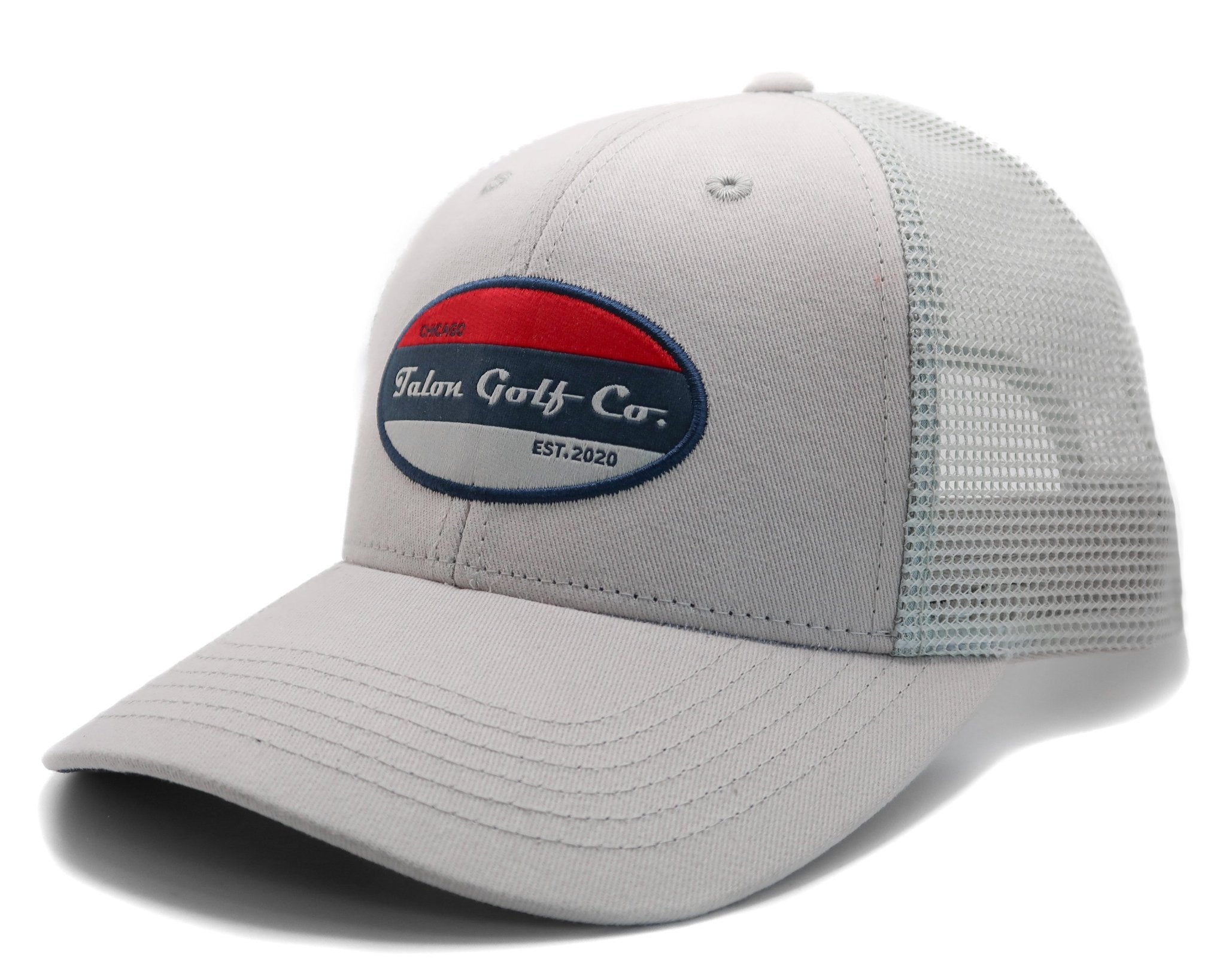 Trucker Hat - Pearl Grey/Lt Grey - Black Girl Golf