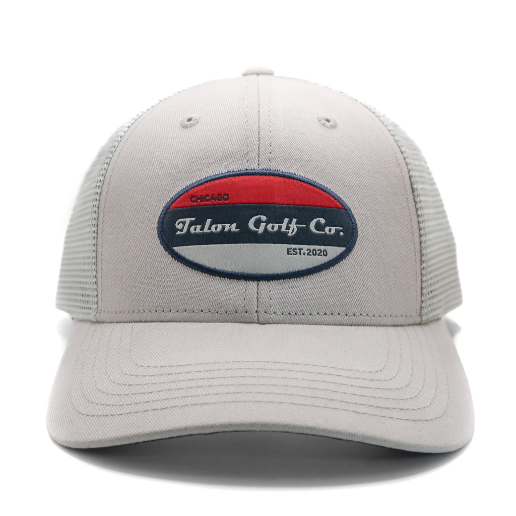 Trucker Hat - Pearl Grey/Lt Grey - Black Girl Golf