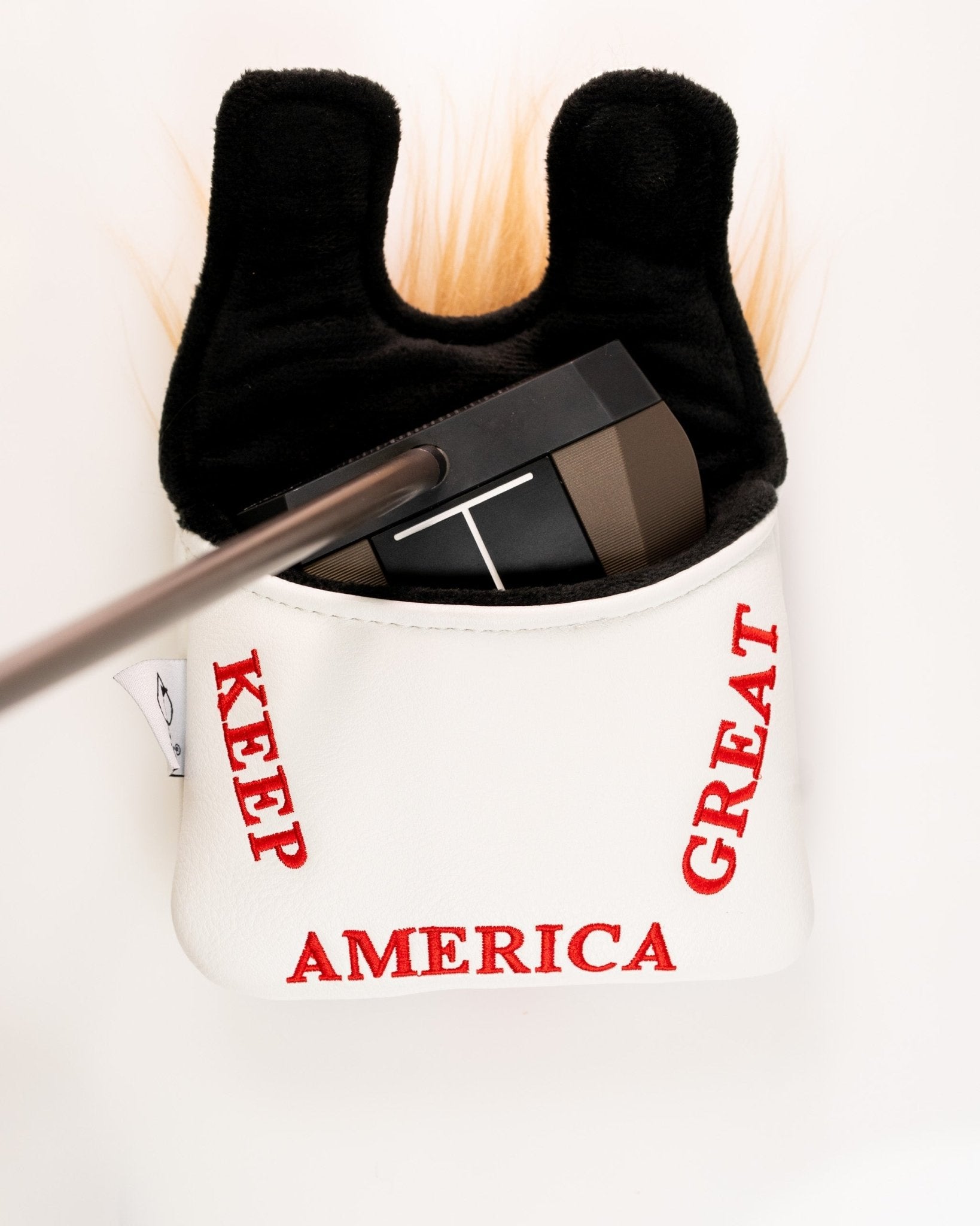 Trump - Center Shaft Mallet Putter Cover - Black Girl Golf