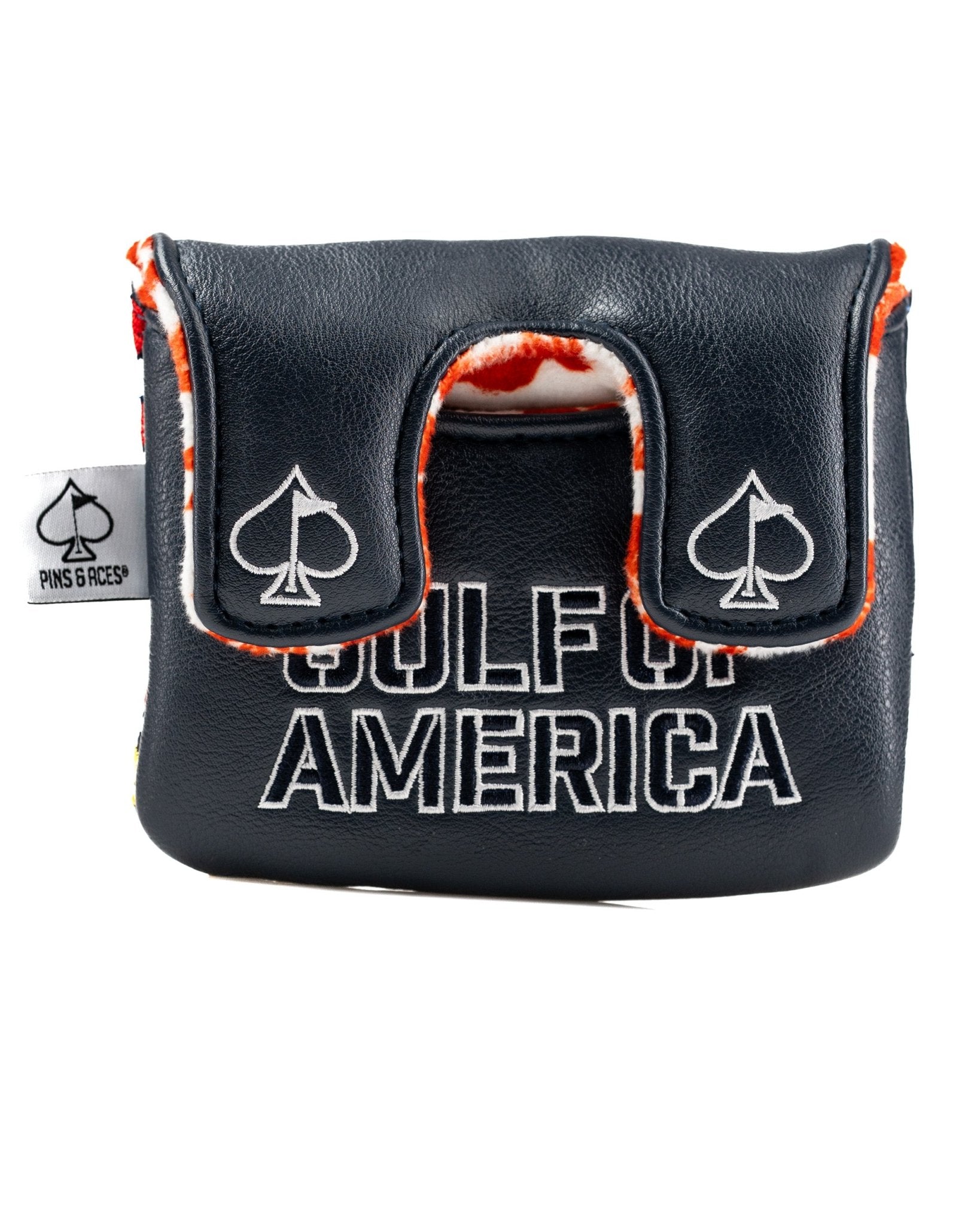 Trump - Gulf of America - Center Shaft Mallet Putter Cover - Black Girl Golf