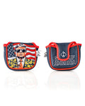 Trump - Gulf of America - Mallet Putter Cover - Black Girl Golf