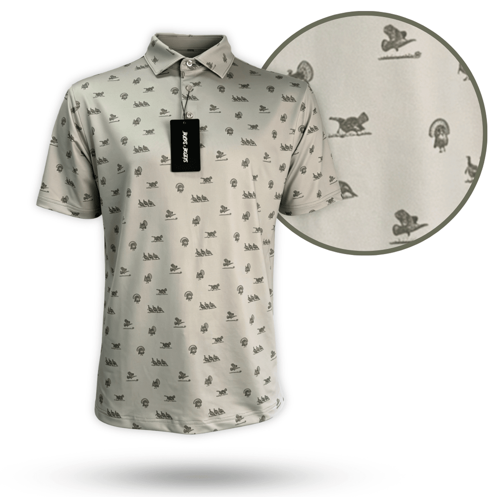 "Turkey Tom" Golf Polo - Black Girl Golf
