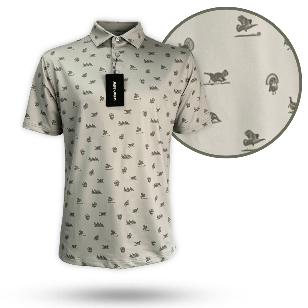"Turkey Tom" Golf Polo - Black Girl Golf