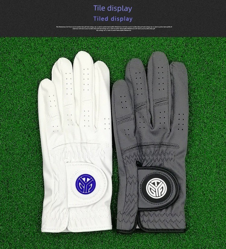 TYGOLF Nano - Fiber Men's Golf Gloves - Black Girl Golf