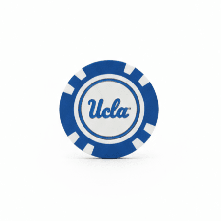 UCLA Bruins Officially Licensed Poker Chip Ball Marker - Black Girl Golf