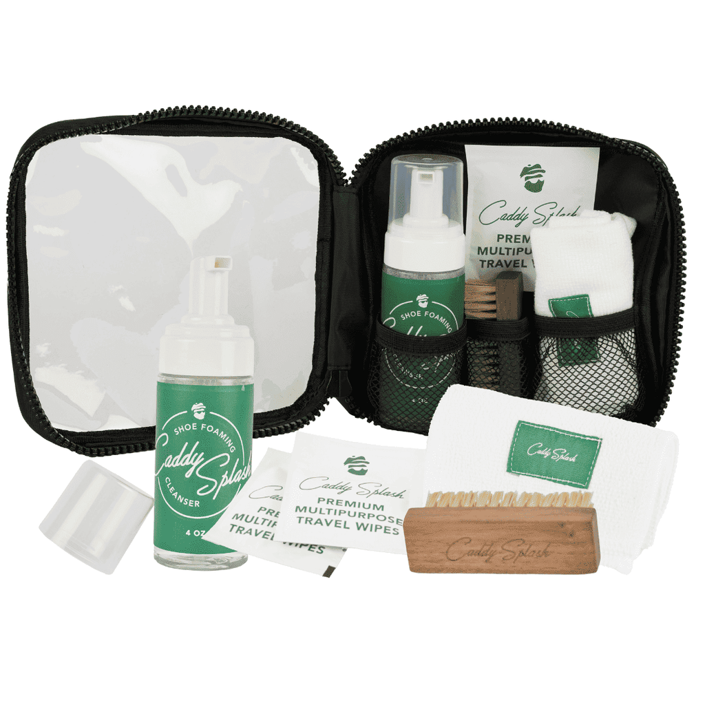 Ultimate Golf Shoe Cleaner Kit – On - the - Go Foaming Cleanser & Wipes - Black Girl Golf