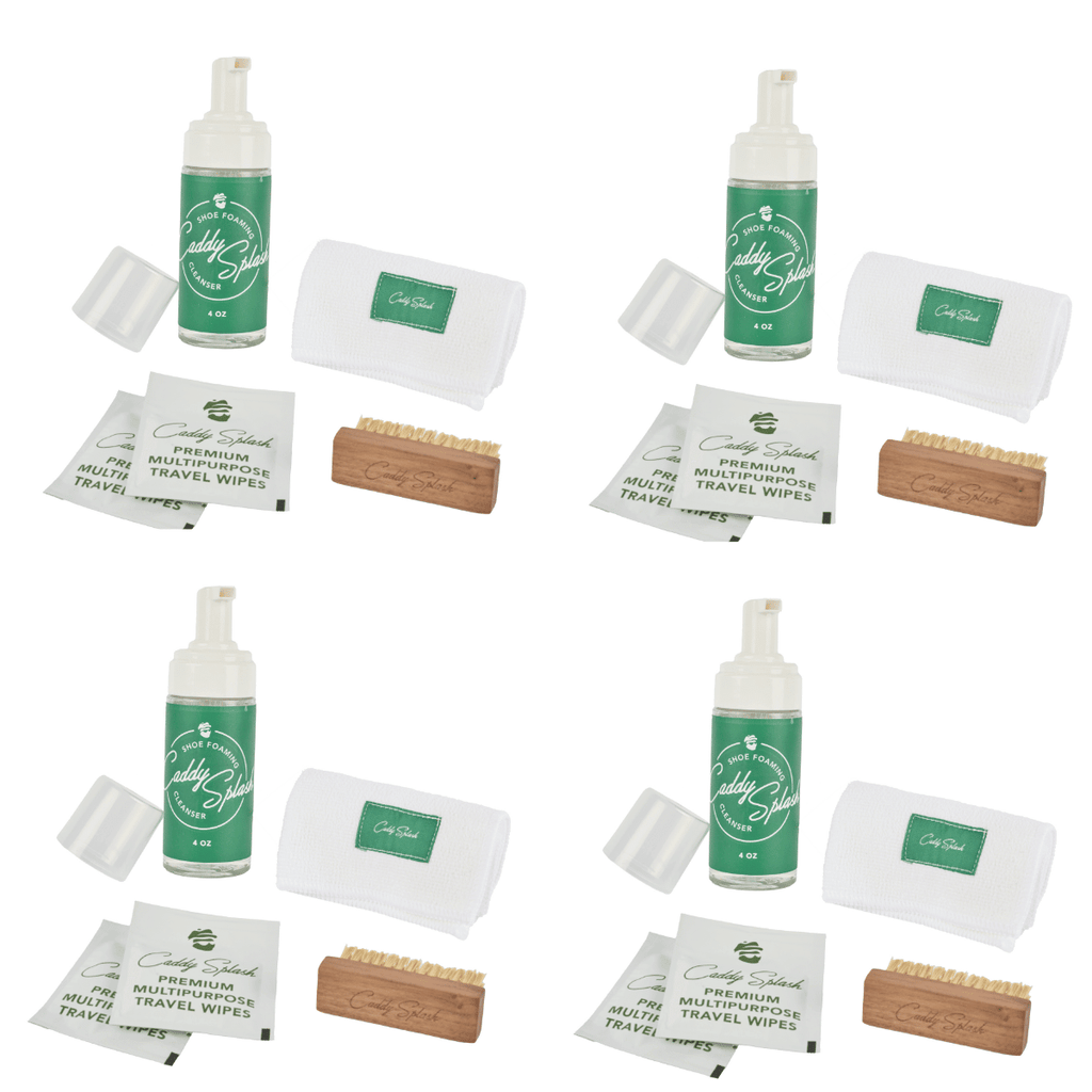 Ultimate Golf Shoe Cleaner Kit – On - the - Go Foaming Cleanser & Wipes - Black Girl Golf