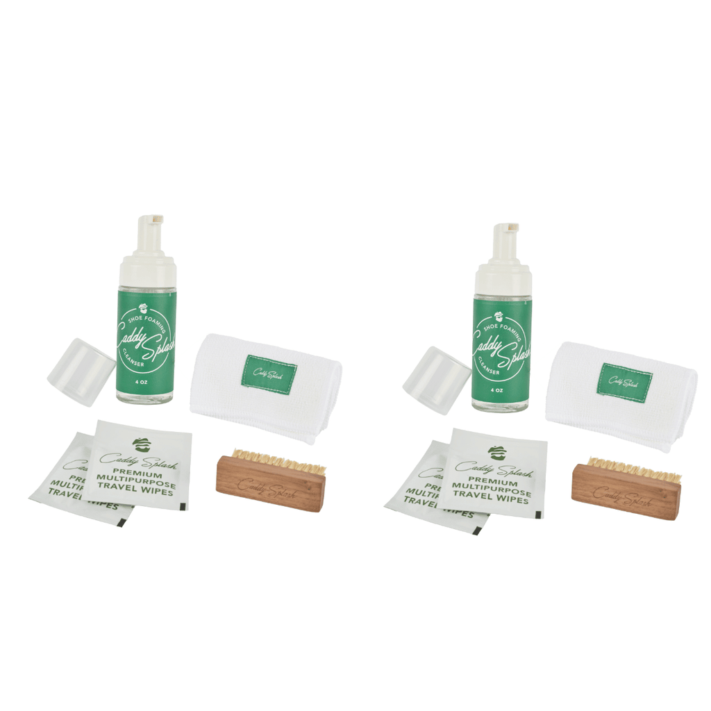 Ultimate Golf Shoe Cleaner Kit – On - the - Go Foaming Cleanser & Wipes - Black Girl Golf