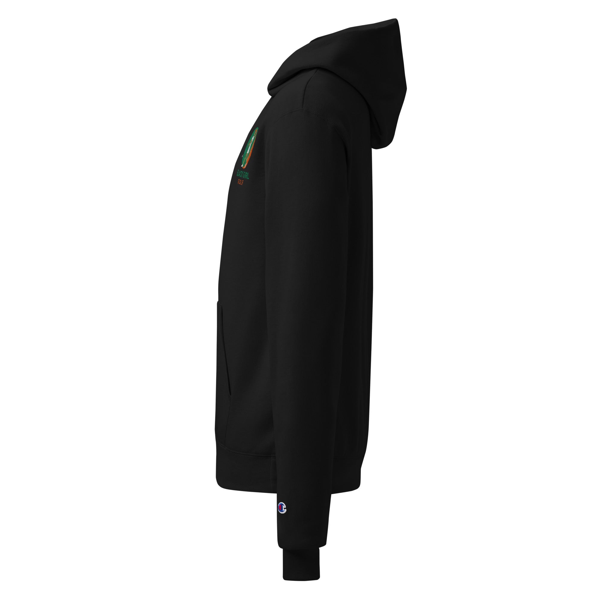 Unisex Champion hoodie - Black Girl Golf