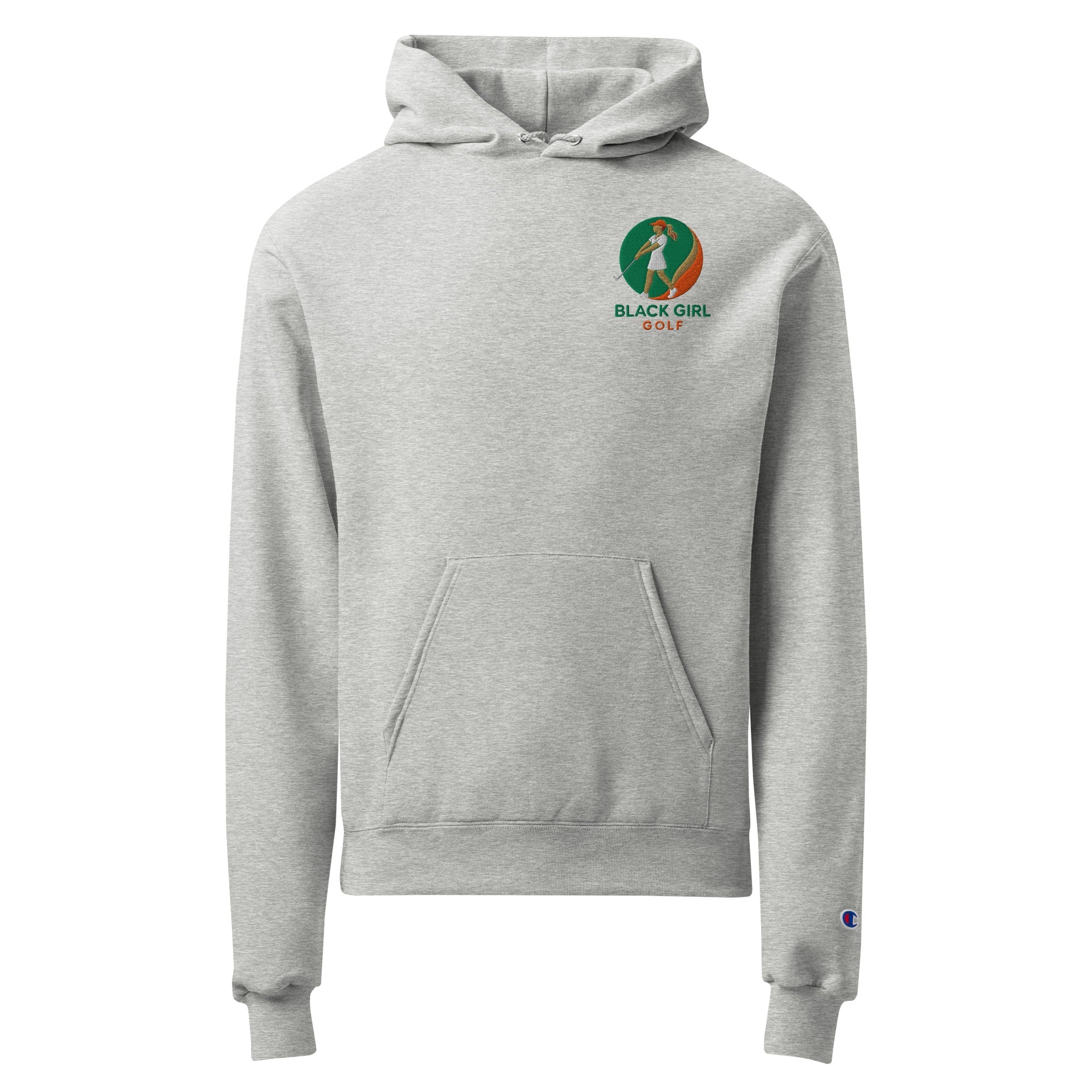 Unisex Champion hoodie - Black Girl Golf