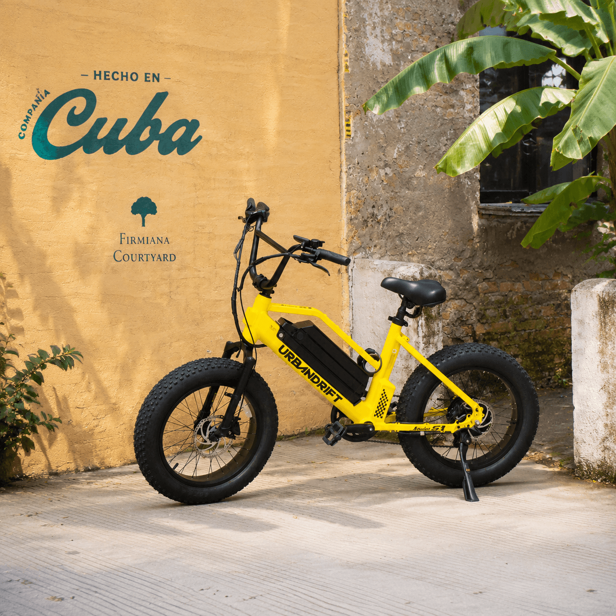Urban Drift S1 Fat Tire Electric Bike | 52V Pedal-Assist eBike - Black Girl Golf