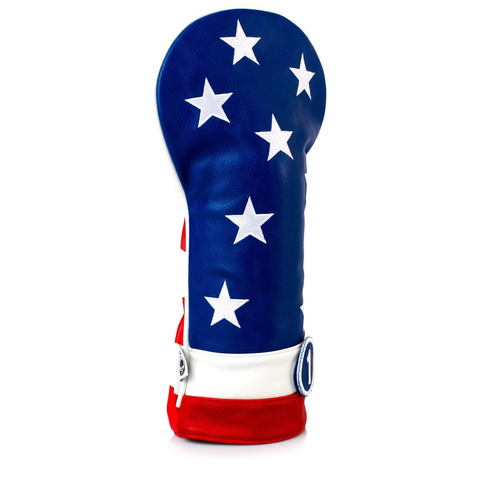 USA Tribute Headcover - Driver Cover - Black Girl Golf
