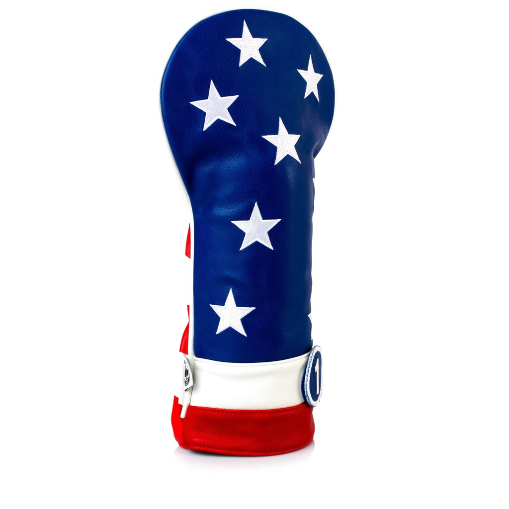 USA Tribute Headcover - Driver Cover - Black Girl Golf