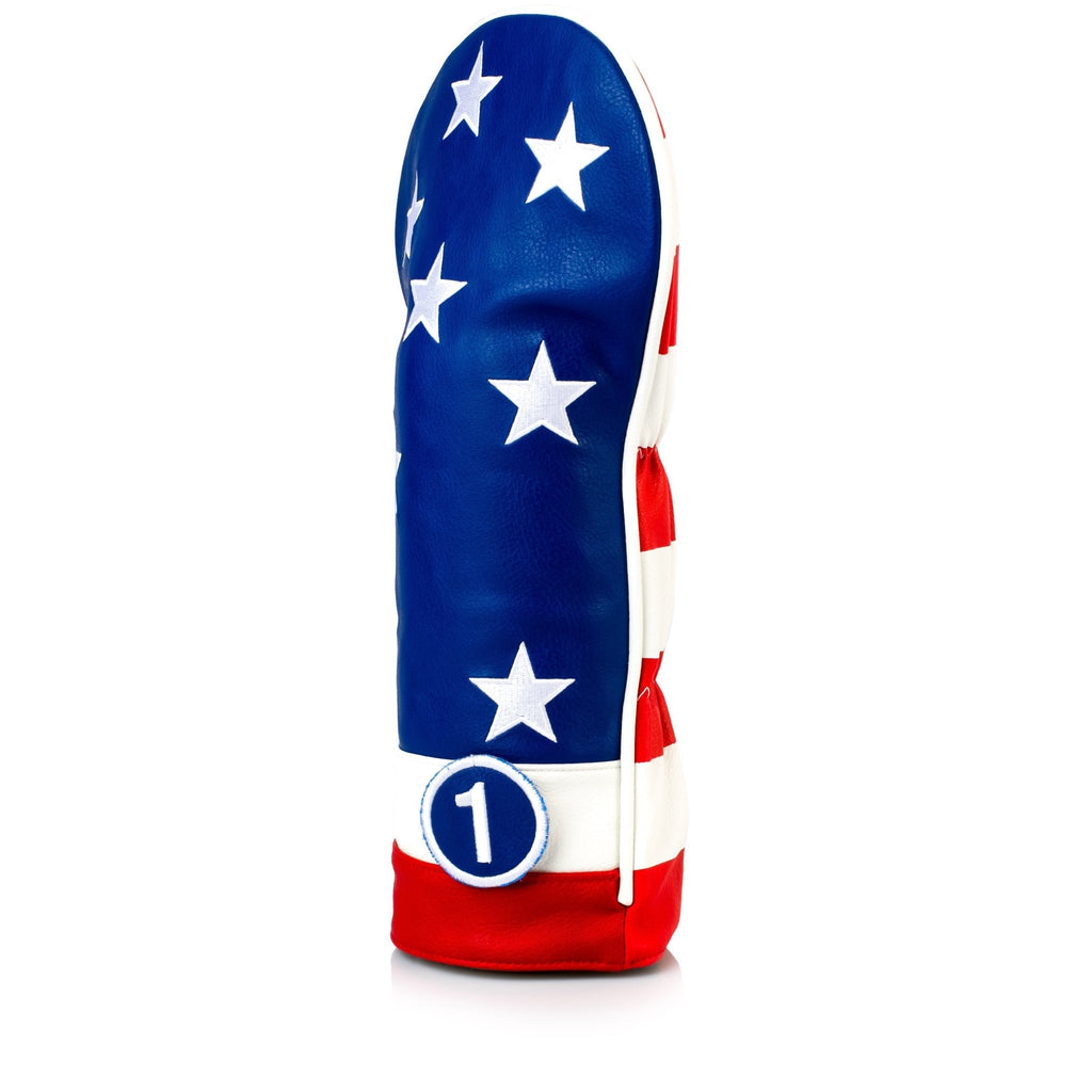 USA Tribute Headcover - Driver Cover - Black Girl Golf