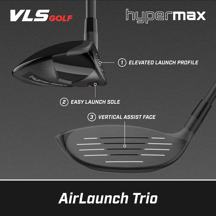VLS hypermax 3 & 7 Wood Bundle - Black Girl Golf