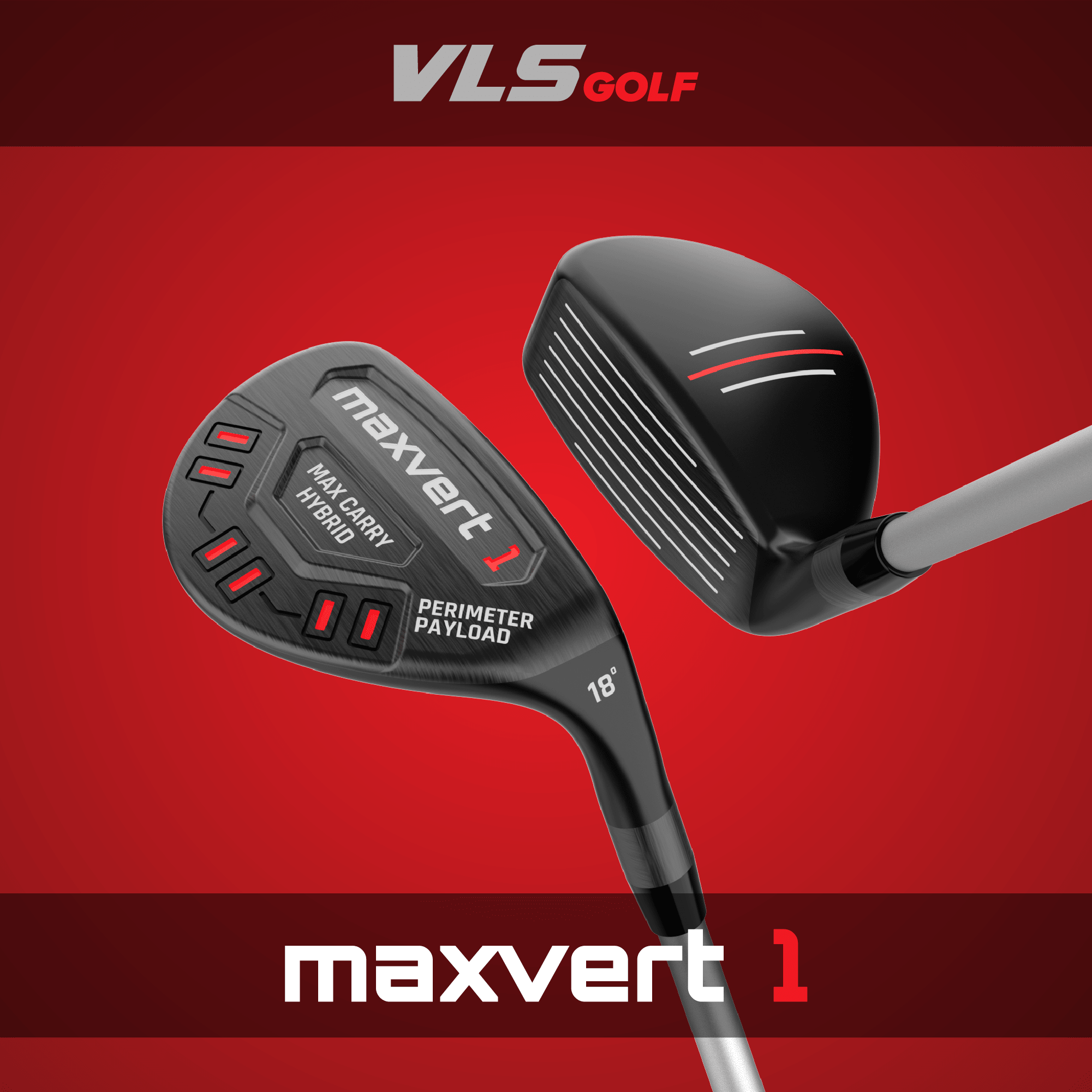 VLS Maxvert Hybrid - Black Girl Golf
