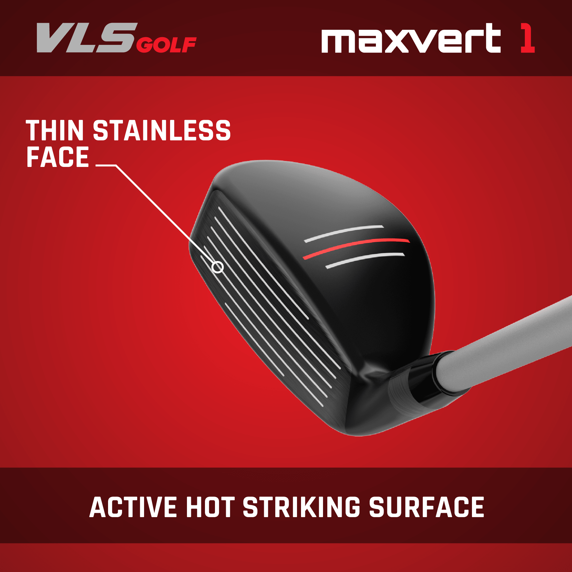 VLS Maxvert Hybrid - Black Girl Golf