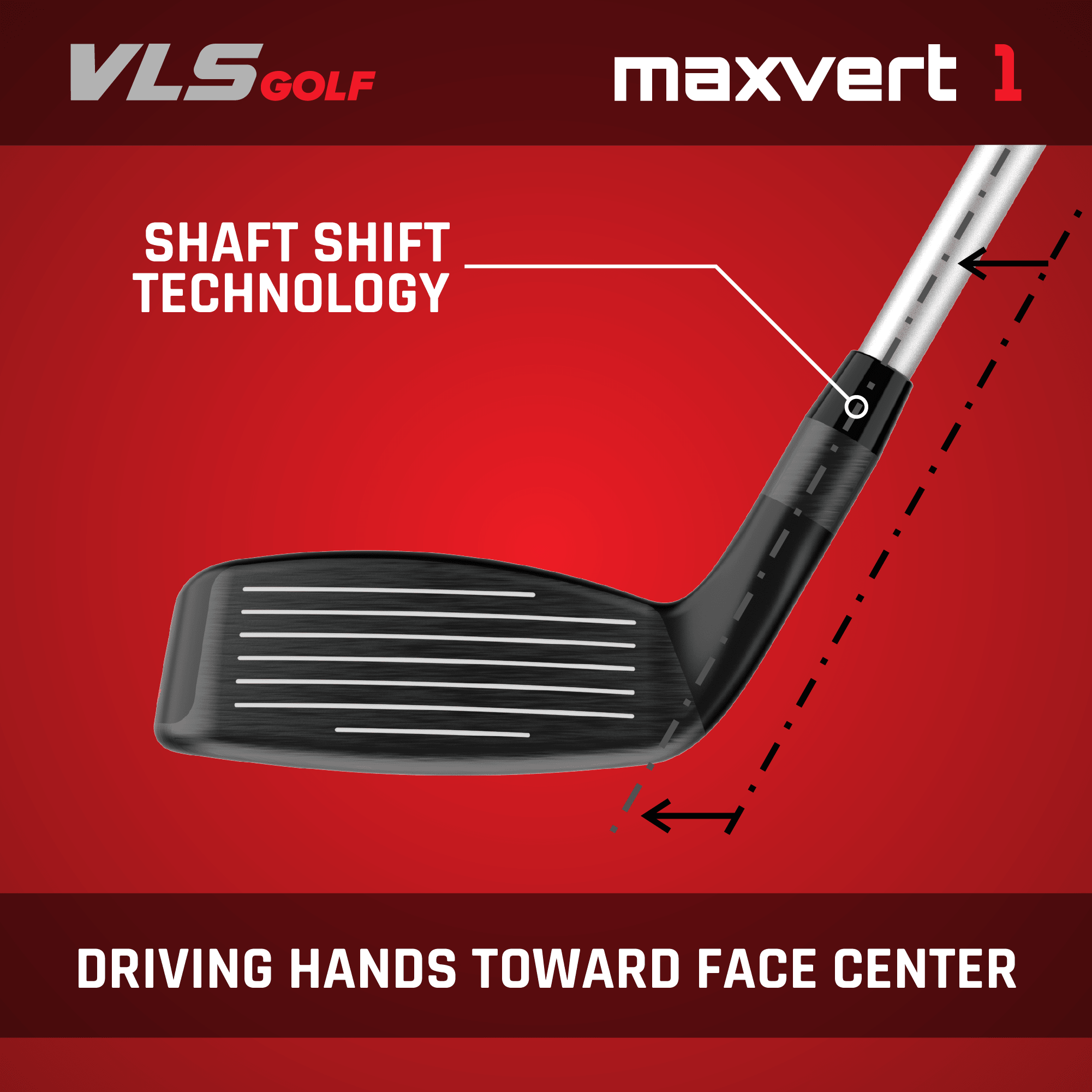 VLS Maxvert Hybrid - Black Girl Golf