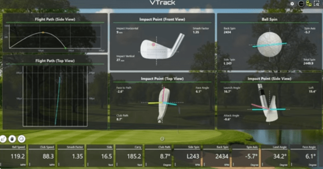 VTrack Golf Launch Monitor - Black Girl Golf