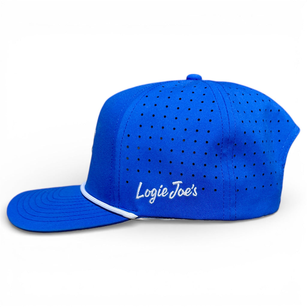 Water Ball Golf Hat | Snapback Cap | Built - in Magnetic Ball Marker Holder + Marker Included | Adjustable Blue - Black Girl Golf