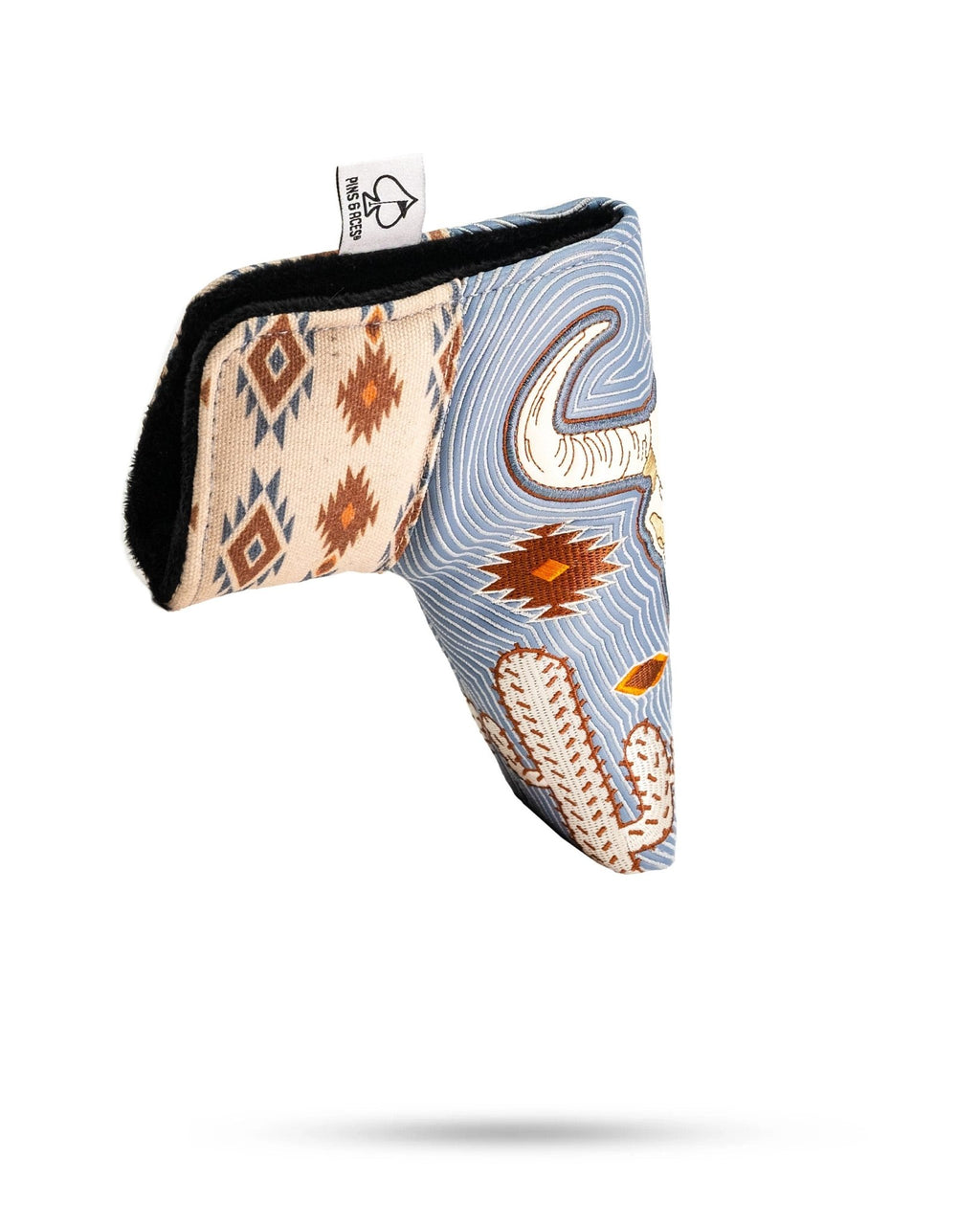 Western Aesthetic - Blade Putter Cover - Black Girl Golf
